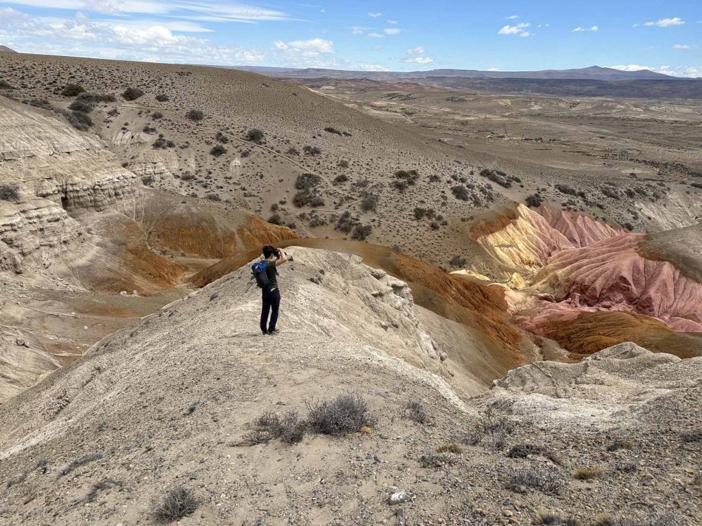 Wanderer in den Tierra de Colores - Patagonien Reise