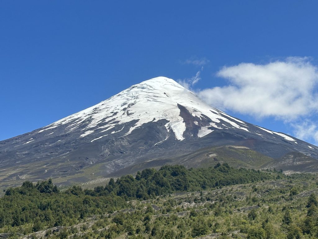 Vukan Osorno auf der Wanderung von Petrohué im Nationalpark Vicente Pérez Rosales