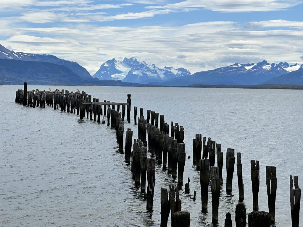 Alter Bootssteg in Puerto Natales, Chile