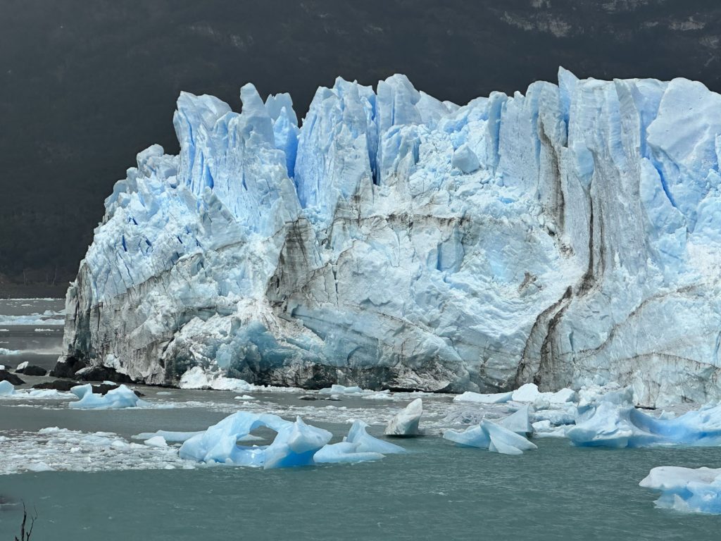 Nahansicht vom Perito Moreno Gletscher in Argentinien