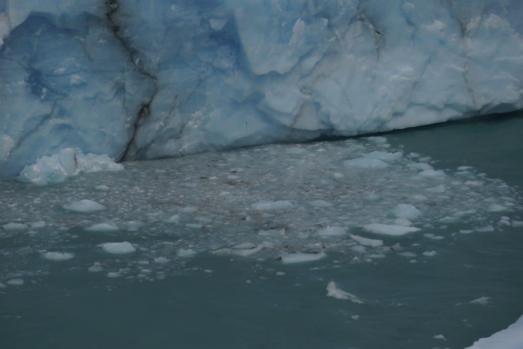 Kalben des Perito Moreno Gletschers