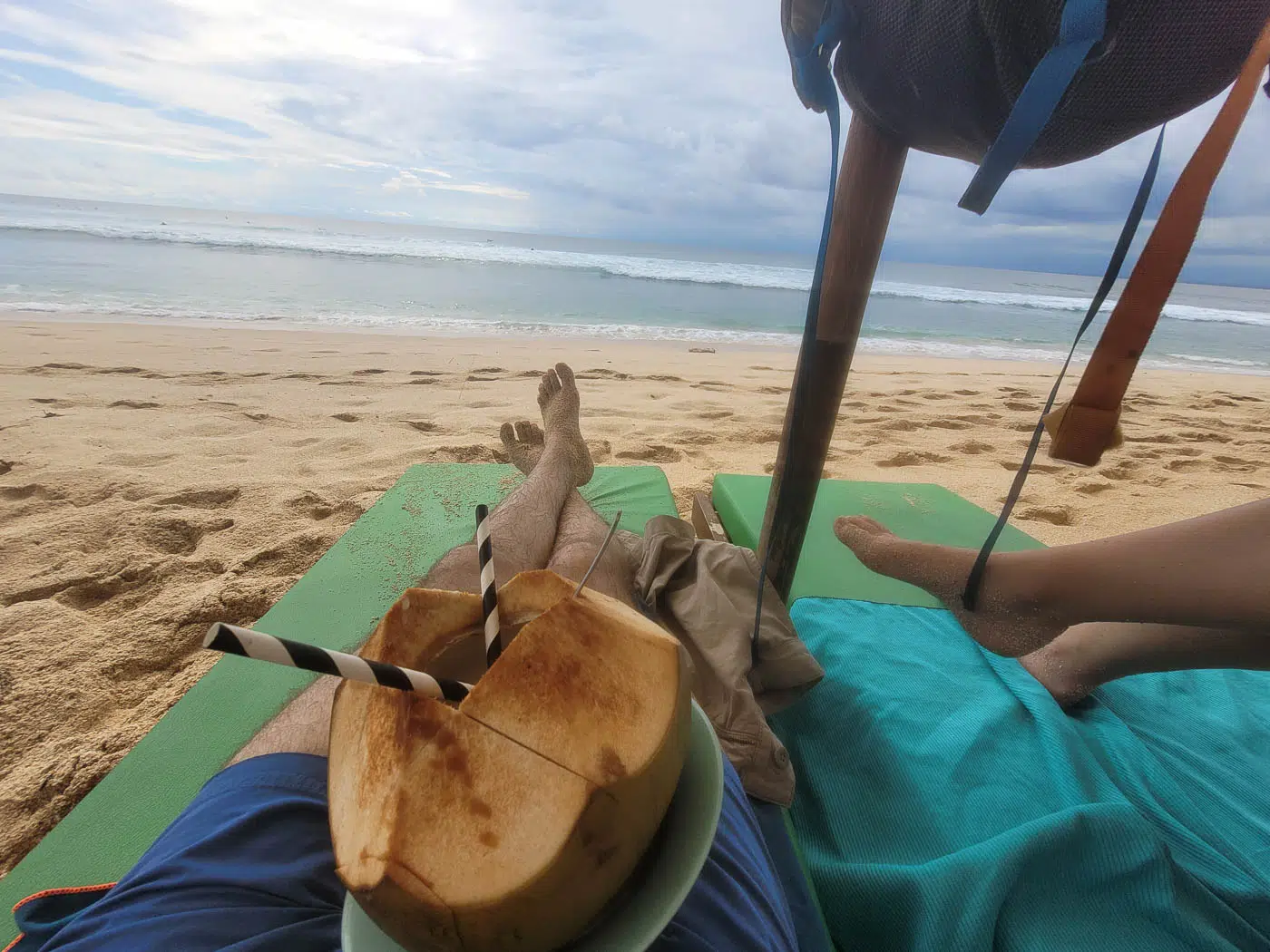 Kokosnuss am Balangan Beach