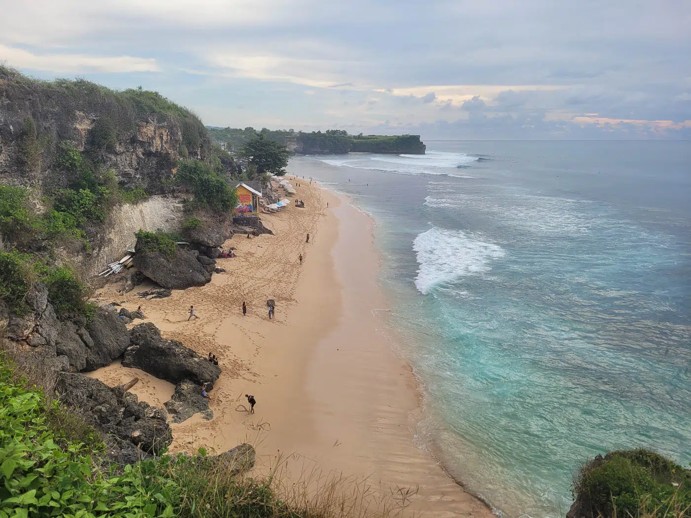 Aussicht auf den Balangan Beach