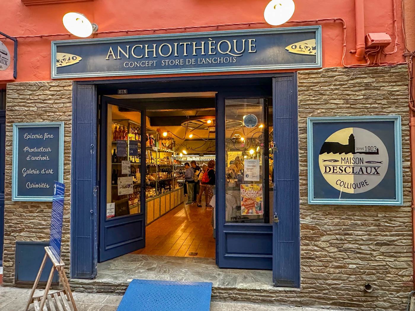 Fischgeschäft in Collioure