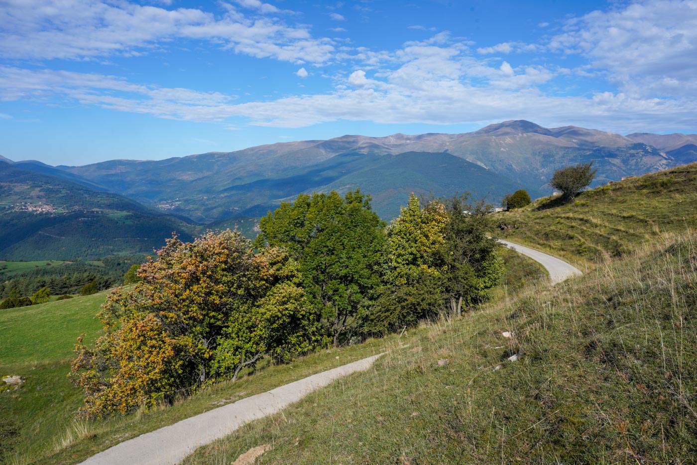 Ausblick während der Offroad Route von Ribes de Freser nach Ripoll
