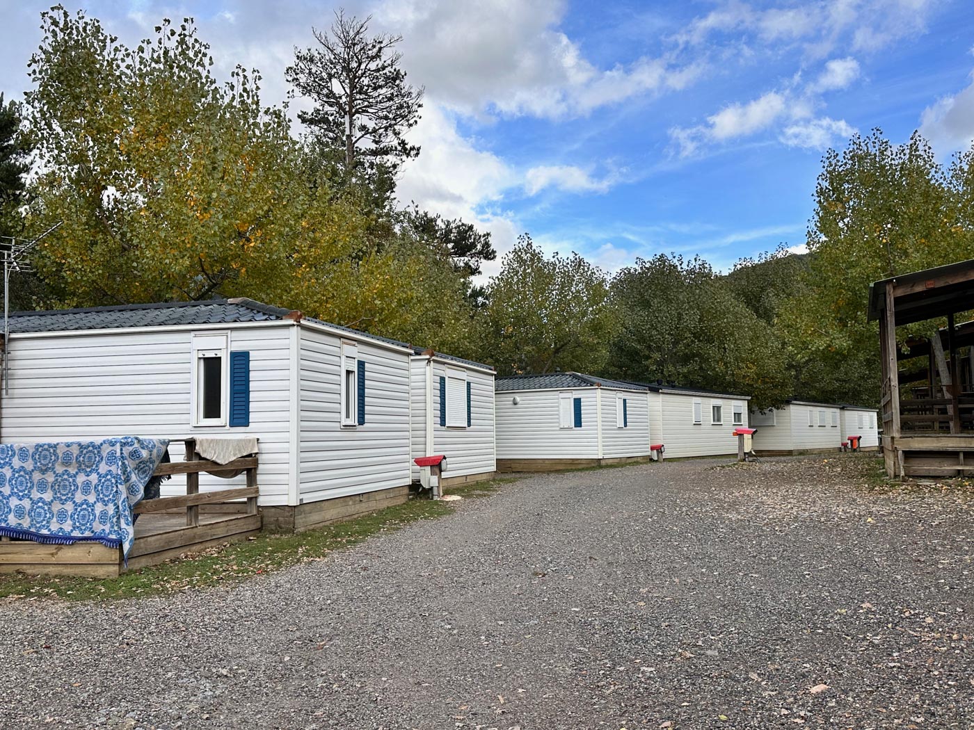 Bungalows des Campinplatzes Càmping Vall de Ribes