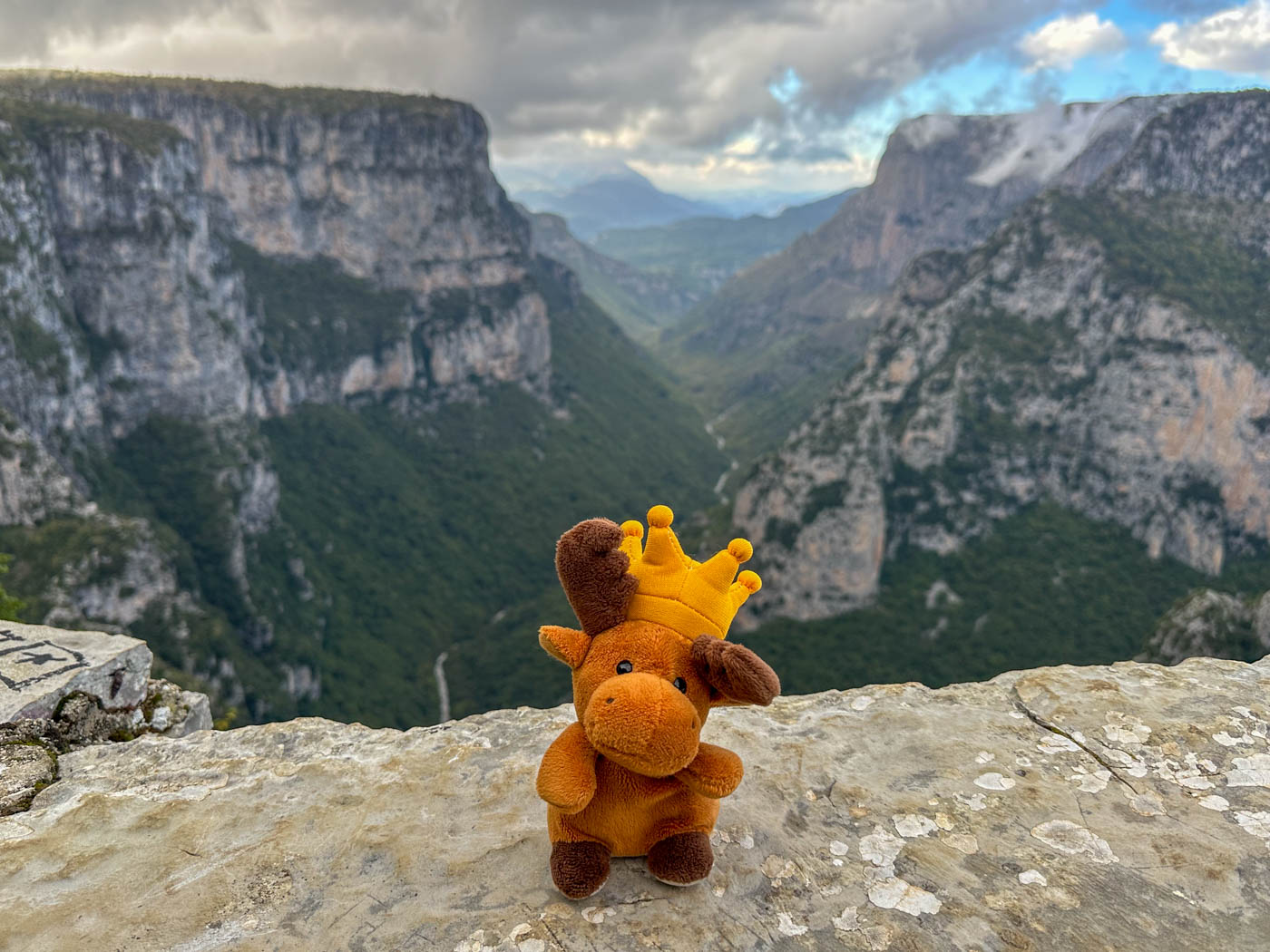 Nils-Konge an dem Beloi Aussichtspunkt