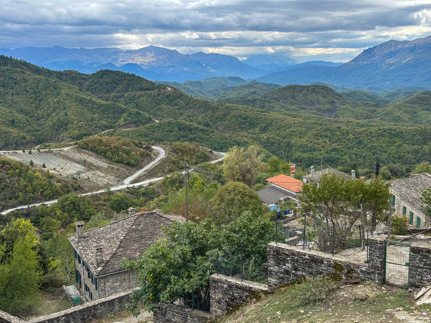 Ausblick oberhalb von Fragkades
