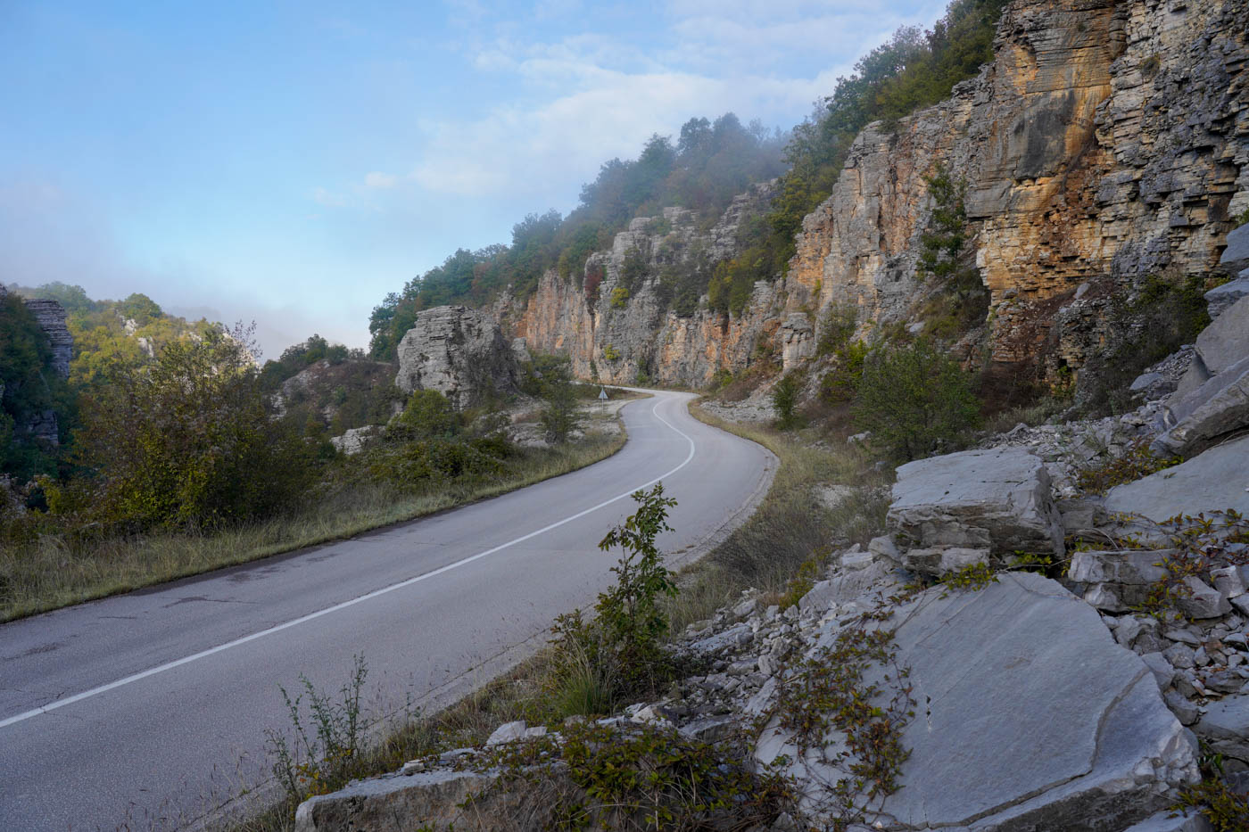 Straße nach Negades