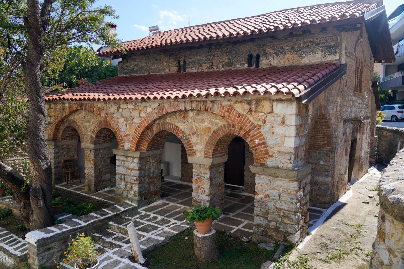 Byzantinische Kapelle in Kastoriá / Griechenland