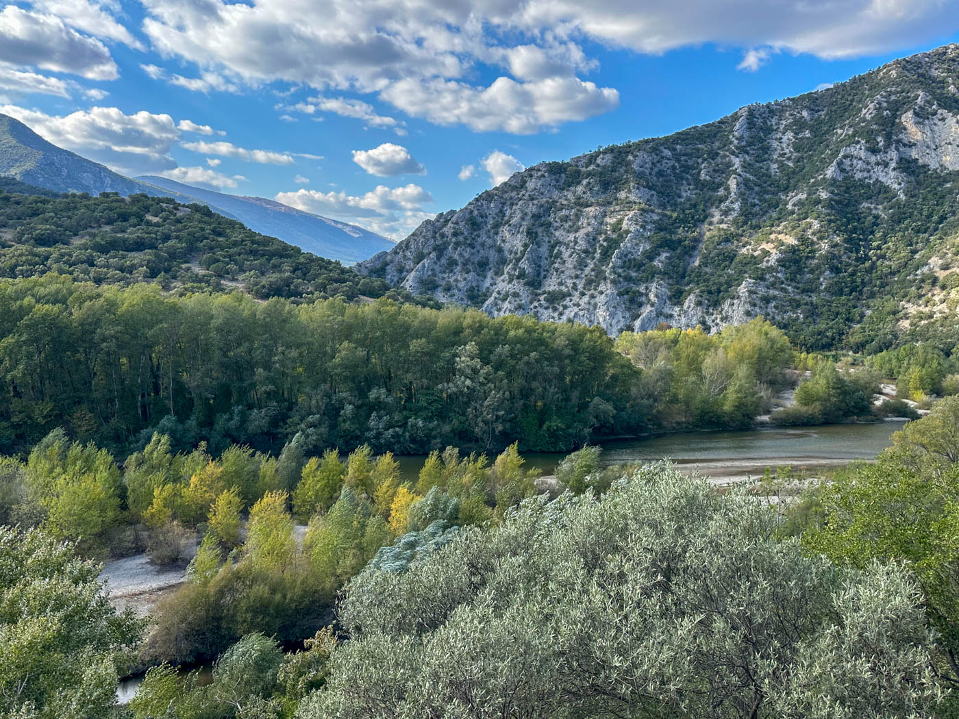 Flusslandschaft des Nestós