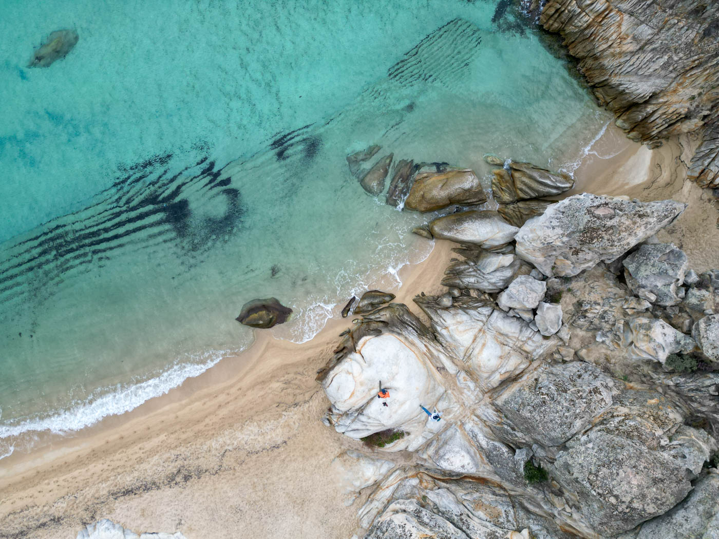 Paradies Strand auf der Halbinsel Sithonía