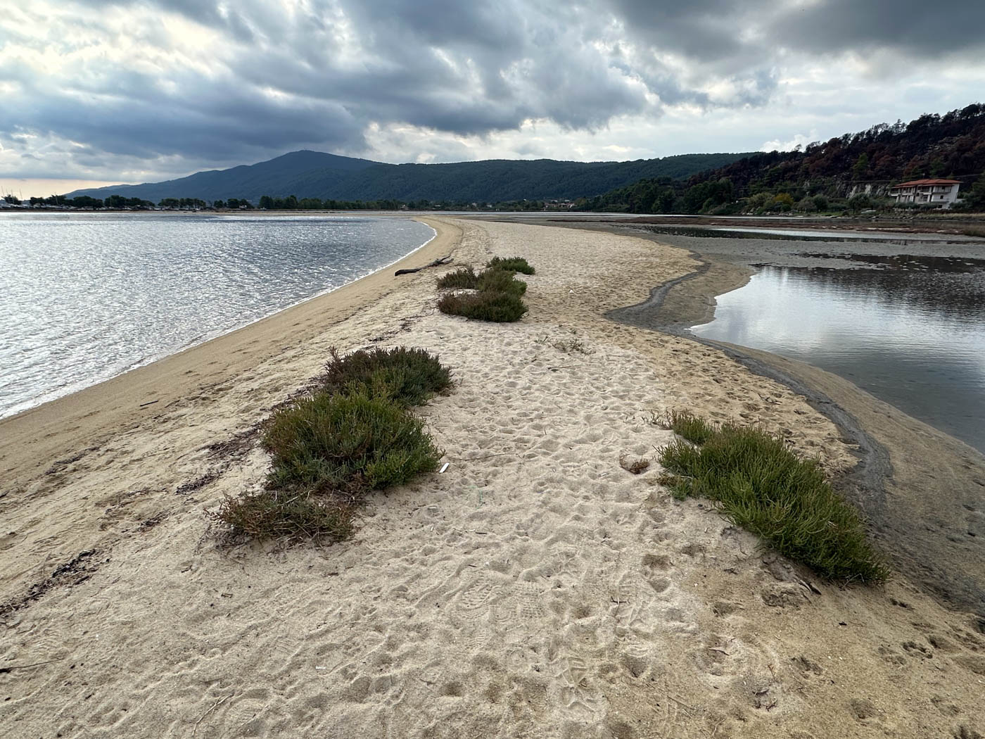 Sandbank von Vourvouróu auf der Sithonía Halbinsel