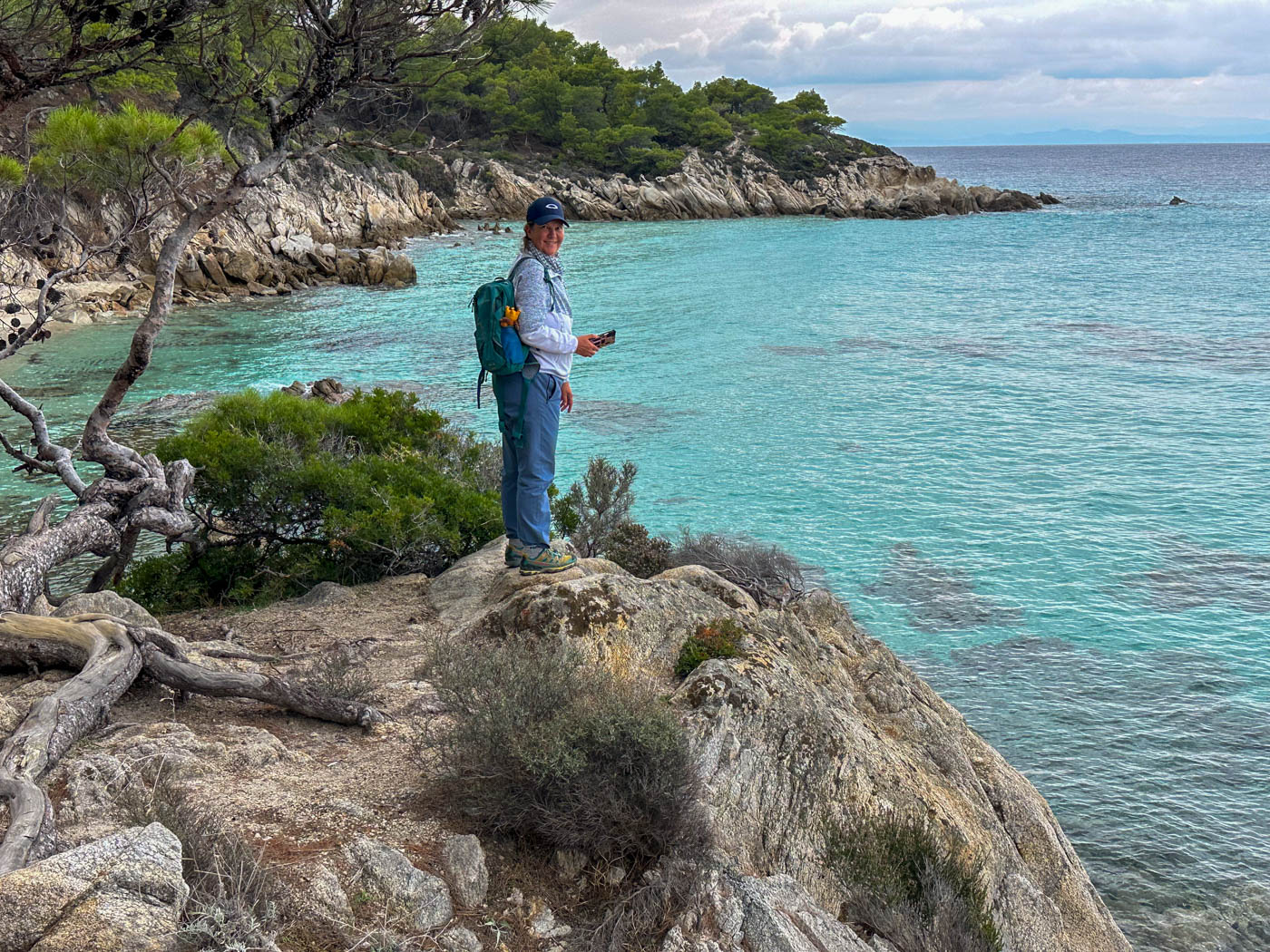 Gast in der Nähe des Mega Portokali Strandes auf Sithonía