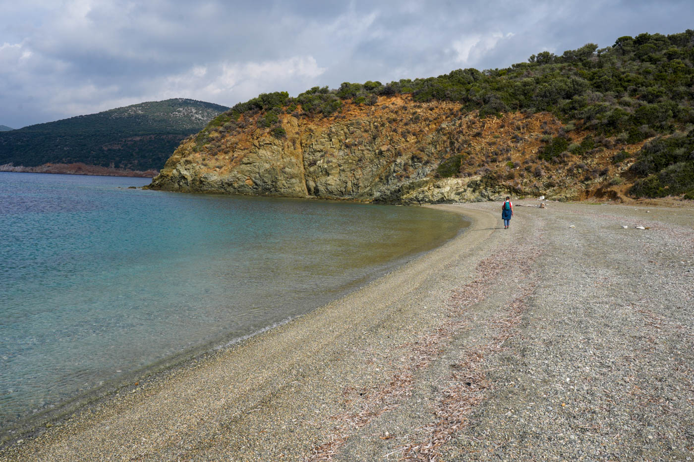 Strand am Kap Sithonía in Chalkidikí