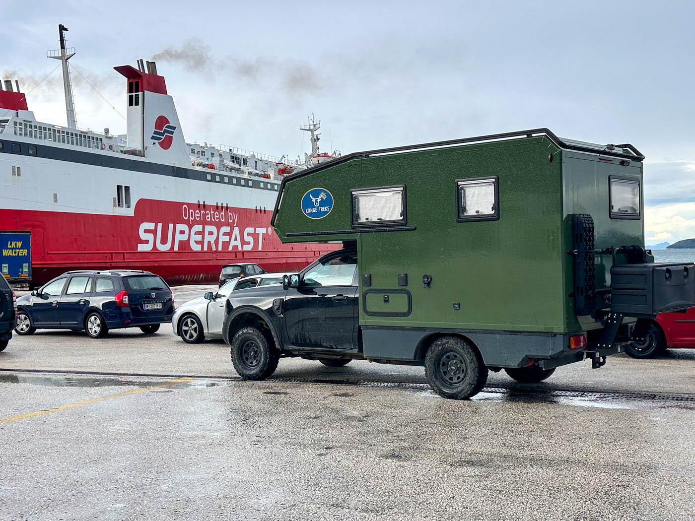 Fähre von Venedig nach Igouminitsa Griechenland mit dem Wohnmobil
