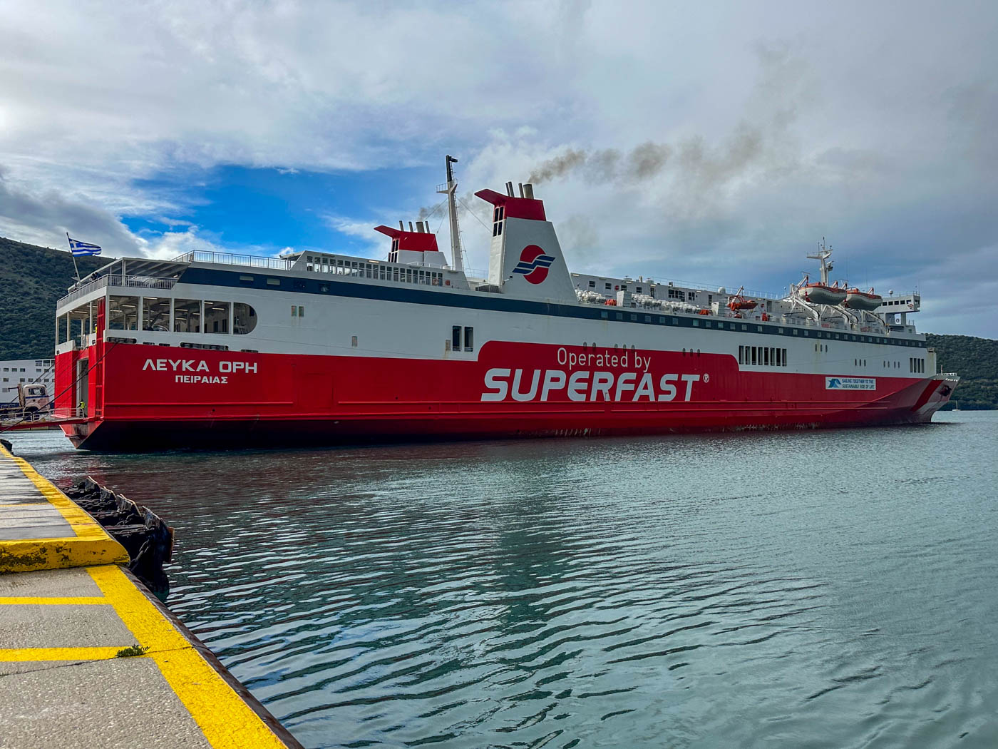 Superfast Fähre von Italien nach Griechenland mit einem Wohnmobil