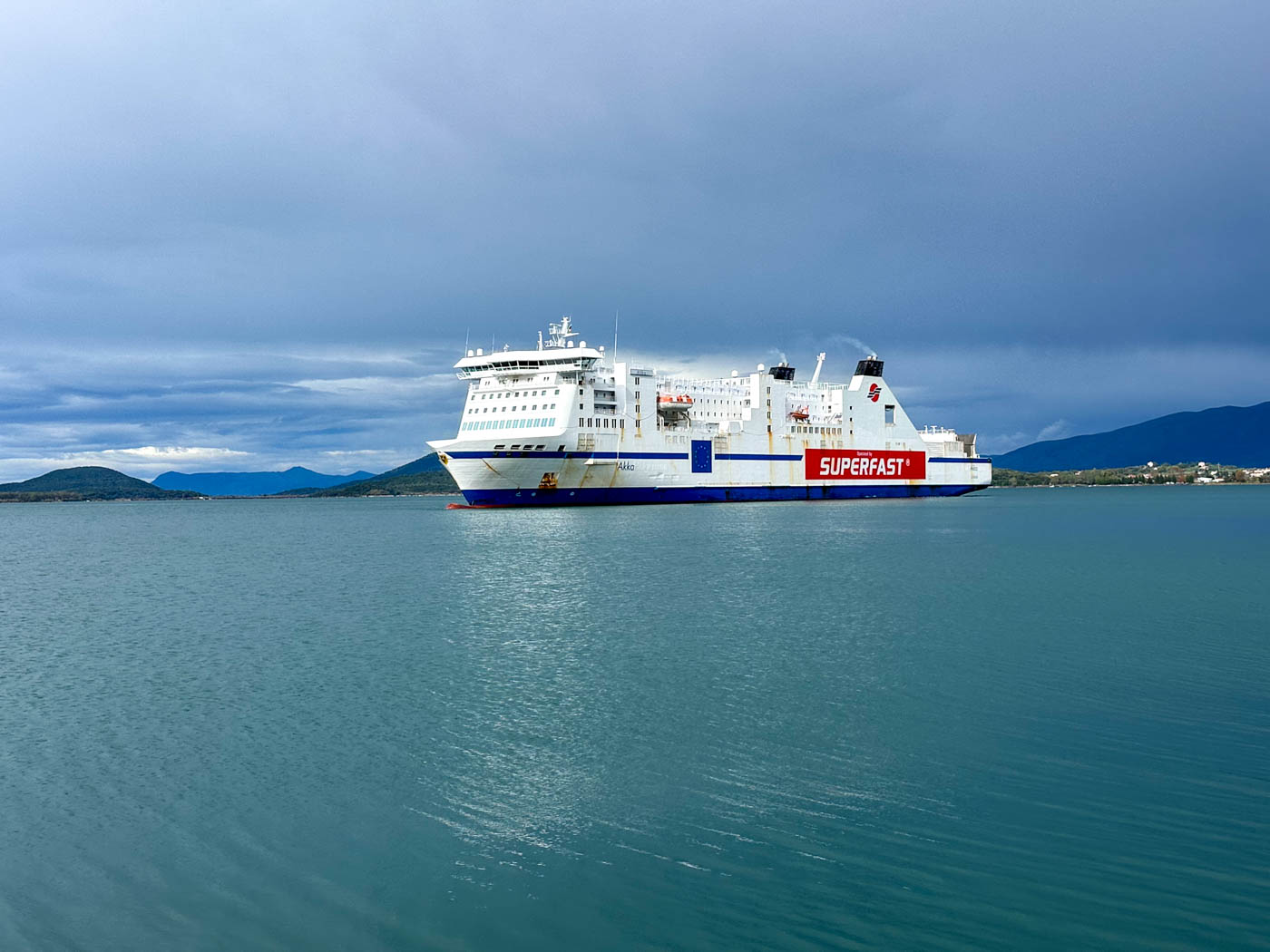 Superfast Fähre von Italien nach Griechenland