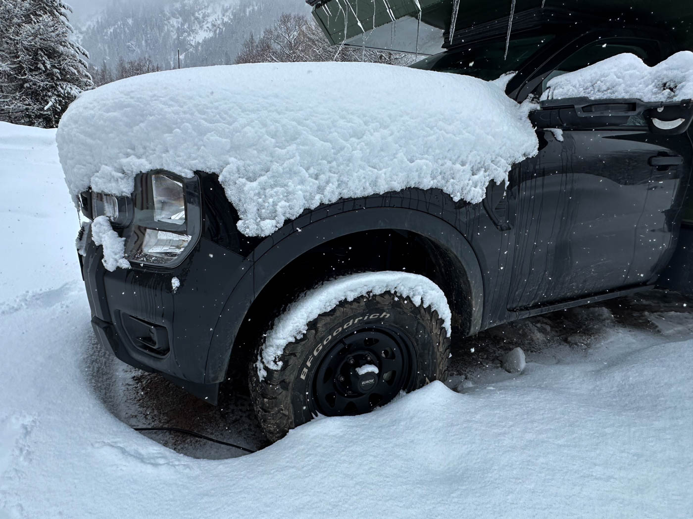 Konge-mobil im Wintercamping