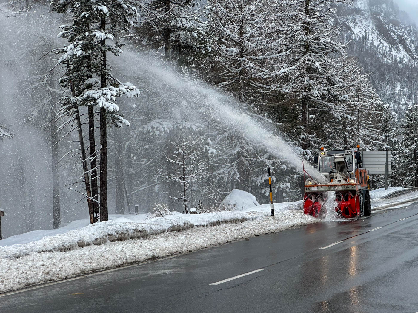Straßen Winter-Räumdienst 